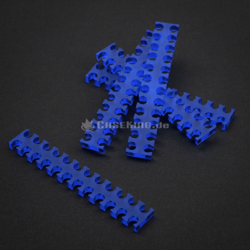 Set pettine per cavi king mod services 24 slot 3mm 5pz blu