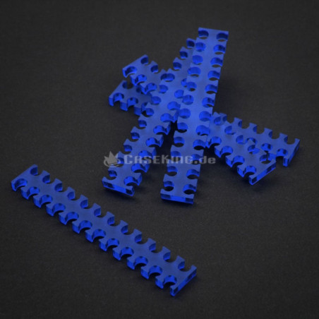 Set pettine per cavi king mod services 24 slot 3mm 5pz blu