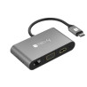 Adattatore techly usb-c multiporta 8in1