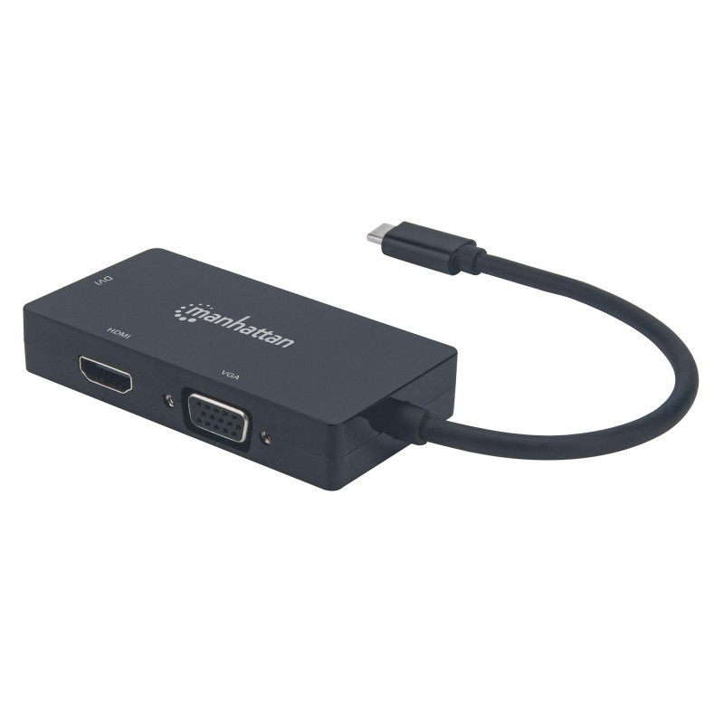 Adattatore manatthan a/v usb-c 3-in-1 multiporta