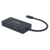 Adattatore manatthan a/v usb-c 3-in-1 multiporta