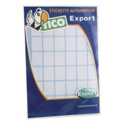 Etichette adesive export tico 22x14 (10 fogli) [e-2214]