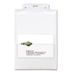 Porta badge sei rota 6st busta protettiva pellicola trasparente [31821700]