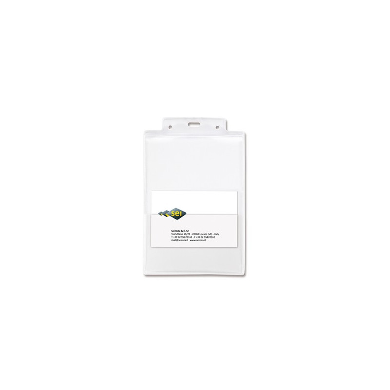 Porta badge sei rota 6st busta protettiva pellicola trasparente [31821700]