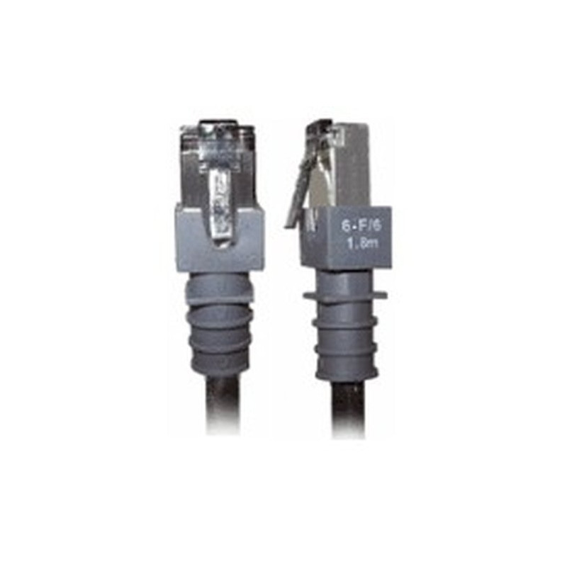 Cavo di rete patchsee rj45 cat.6 ftp nero 0,6m [6-f/2]