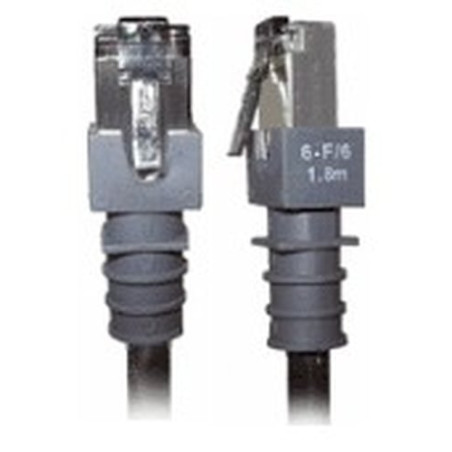 Cavo di rete patchsee rj45 cat.6 ftp nero 0,6m [6-f/2]