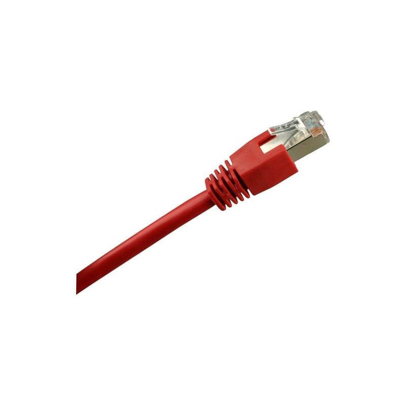 Cavo di rete sharkoon rj45 cat.5e sftp rosso 10,0m [4044951014460]