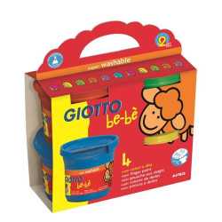 Set pittura a dita - 4 x 150 ml - giotto be-be' [467200]