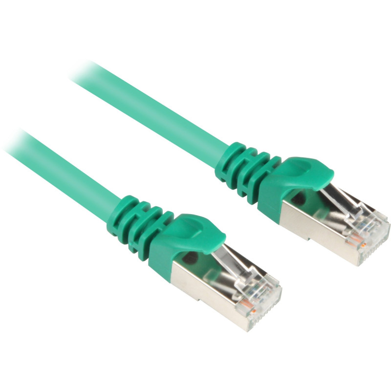 Cavo di rete sharkoon rj45 cat.6 sftp 1,0m verde [4044951014842]