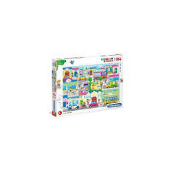 Clementoni - puzzle la citta' 104pz [wzclet0ug027114]