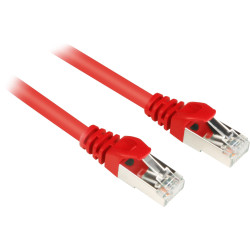 Cavo di rete sharkoon rj45 cat.6 sftp 5,0m rosso [4044951014941]