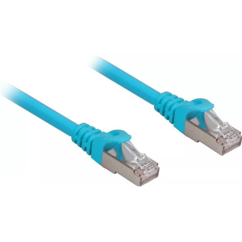 Cavo di rete sharkoon rj45 cat.6a sftp lsoh 0,50m blu [4044951018734]