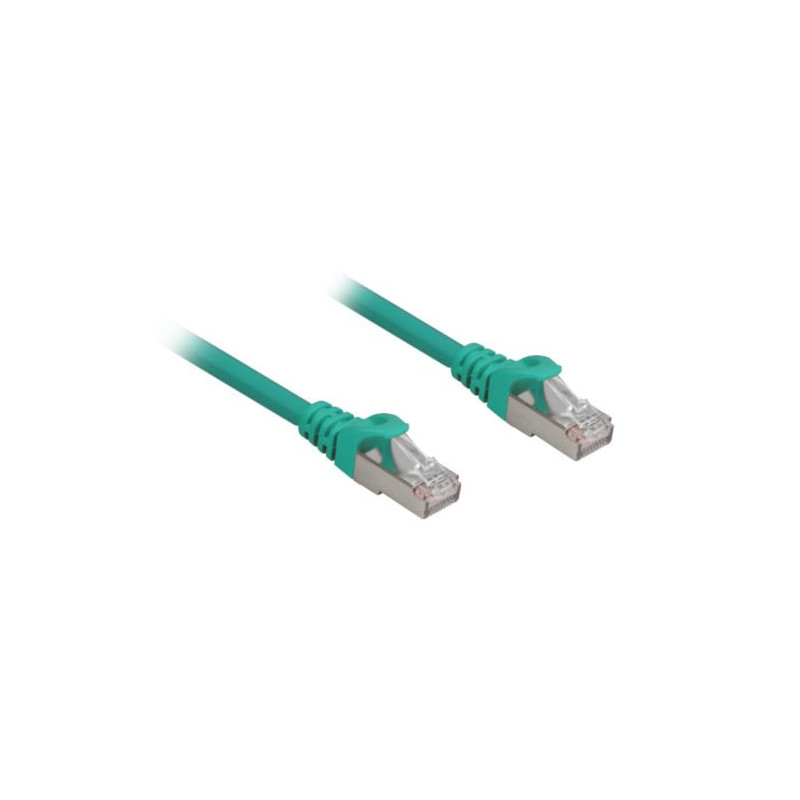 Cavo di rete sharkoon rj45 cat.6a sftp lsoh 0,50m verde [4044951018574]
