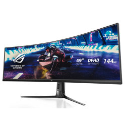 Monitor led 49" asus rog strix xg49vq ultrawide quad hd 3480x1080p