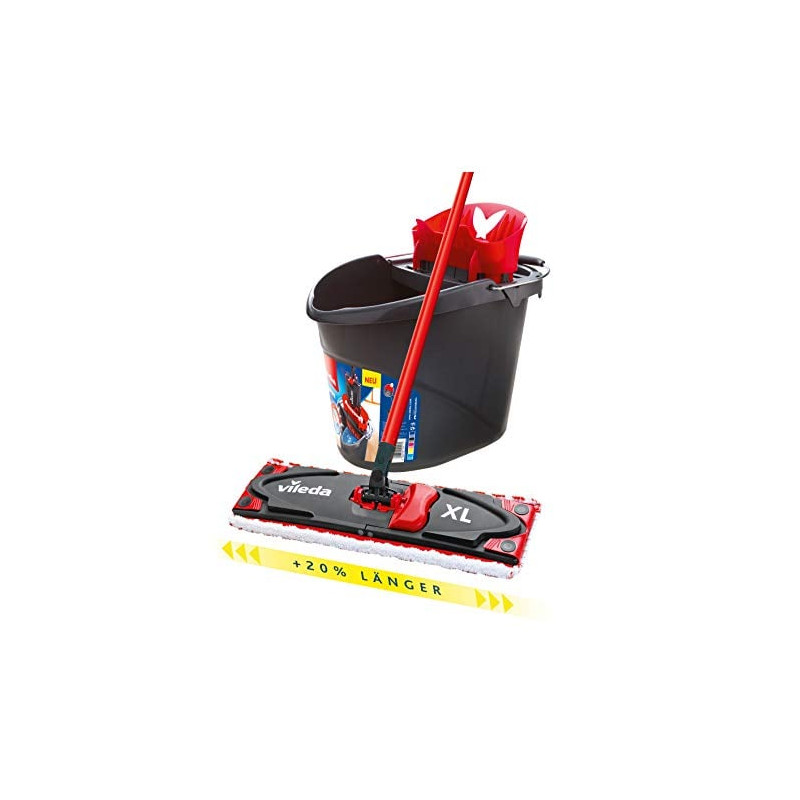 Tergicristallo vileda ultramat xl universale nero/rosso [161035]