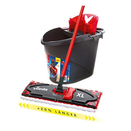 Tergicristallo vileda ultramat xl universale nero/rosso [161035]