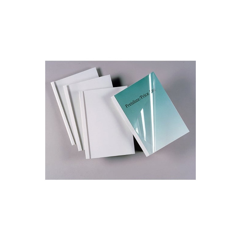 Cartelline termiche standard gbc cf100 a4 bianco [ib370021]