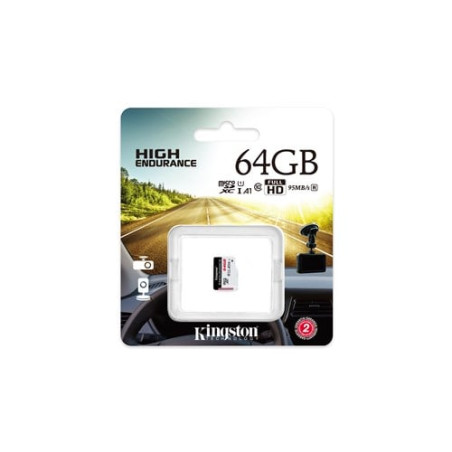 64gb scheda microsd kingston endurance 95/30mb/s c10 a1 uhs-i
