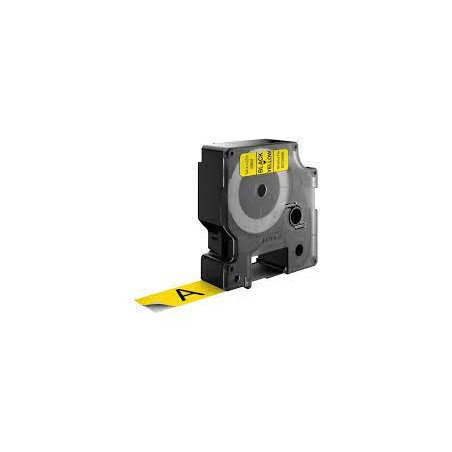 Nastro dymo tipo d1 (19mmx7mt) nero/giallo 458080 [s0720880]