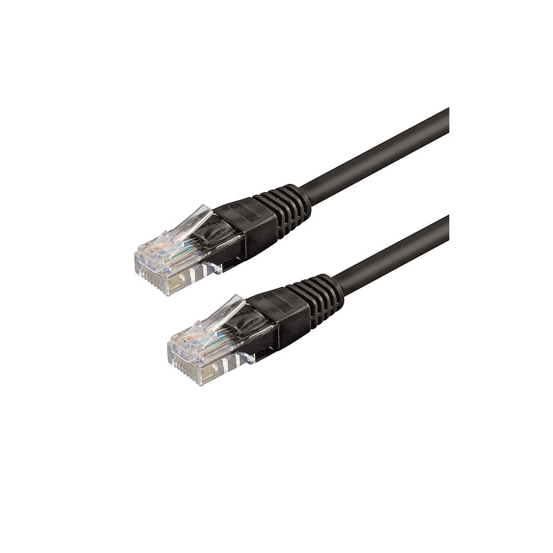 Cavo di rete patch wp europe cat 5e u/utp nero 3m [wpc-pat-5u030bl]