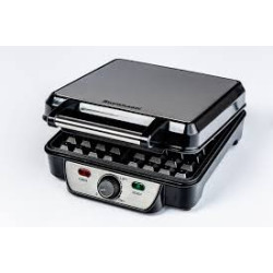 Piastra per waffle ravanson gr-7030 1100w acciaio inossidabile