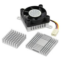 Dissipatore akasa chipset attivo nero