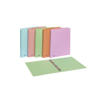 Raccoglitore ad anelli favorit cf10 neon 4 tondy d30 pp assoriti