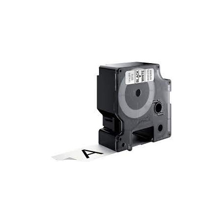Nastro dymo tipo d1 (24mmx7mt) nero/bianco 537130 [s0720930]