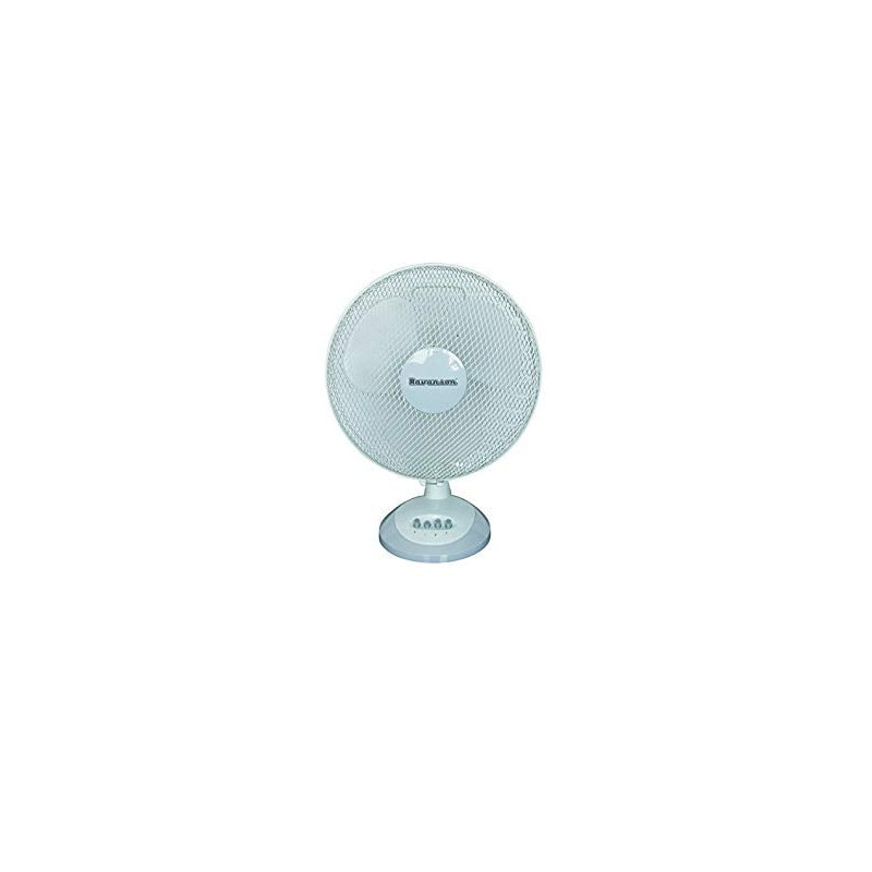 Ventilatore ravanson wt-1023 da tavolo a 2 velocita' bianco