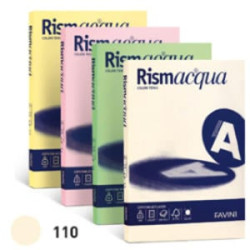 Carta in risma cartotecnica favini rismacqua a4 90gr salmone 300ff