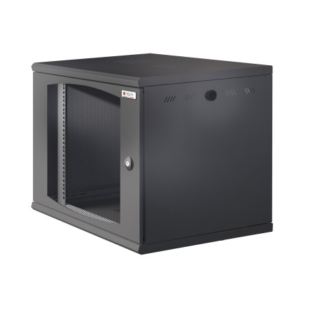 Armadio rack 19'' a muro techly 10u sezione unica p 600mm