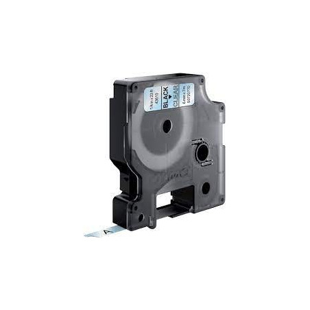 Nastro dymo tipo d1 (6mmx7mt) nero/trasparente 436100 [s0720770]