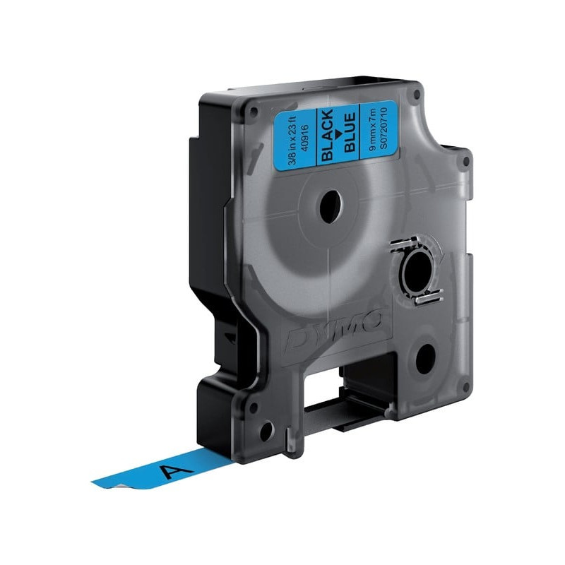 Nastro dymo tipo d1 (9mmx7m) nero/blu 409160 [s0720710]