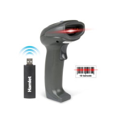 Lettore codici a barre hamlet 1d wireless [hbcs1d10w]