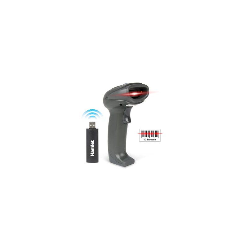 Lettore codici a barre hamlet 1d wireless [hbcs1d10w]