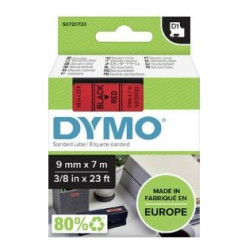 Nastro dymo tipo d1 (9mmx7m) nero/rosso 409170 [s0720720]