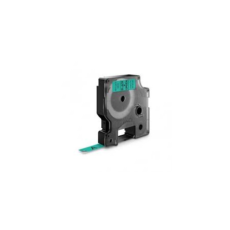 nastro dymo tipo d1 (9mmx7m) nero/verde 409190 [s0720740]