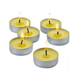 Candela lapillo citronella tealight 100 pezzi [09293]