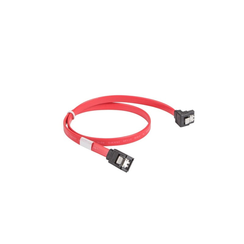 Cavo sata lanberg sata iii 6gb/s 50cm 90" nero [aklagks00000034]