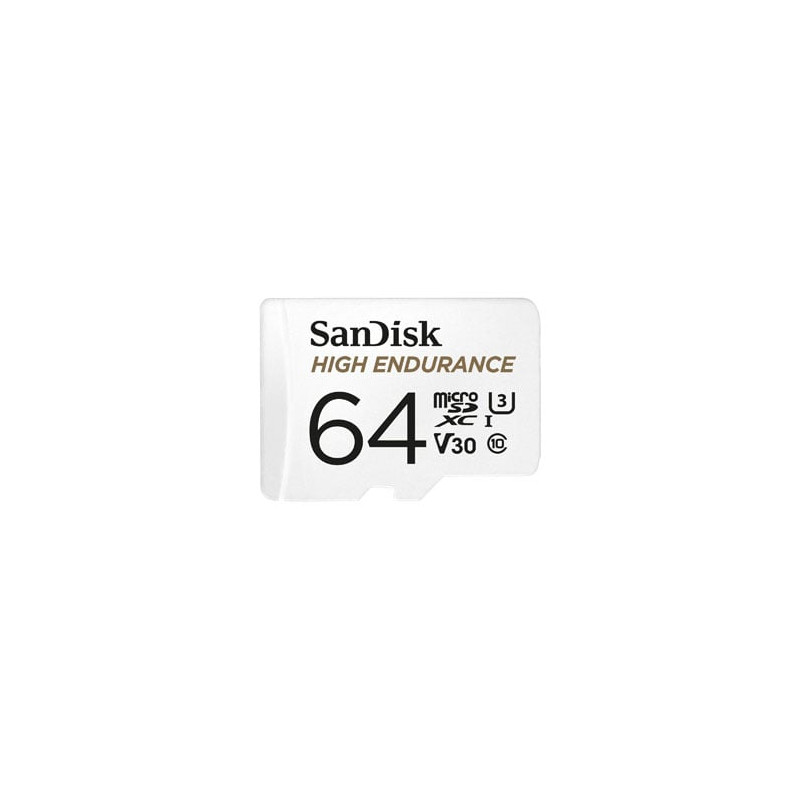 64gb scheda microsdhc sandisk high endurance [sdsqqnr-064g-gn6ia]