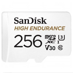 256gb scheda microsdhc sandisk high endurance [sdsqqnr-256g-gn6ia]