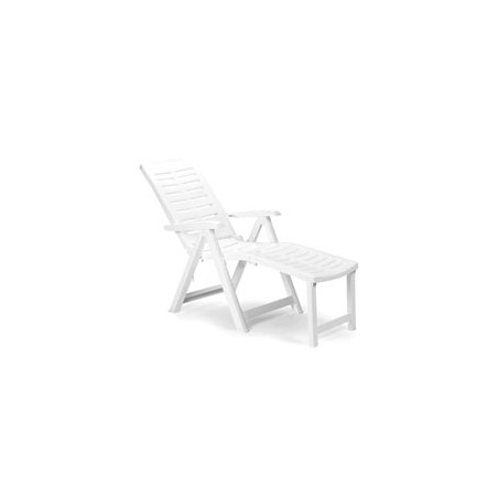 Sdraio progaarden ariziona resina pieghevole bianco