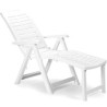 Sdraio progaarden ariziona resina pieghevole bianco