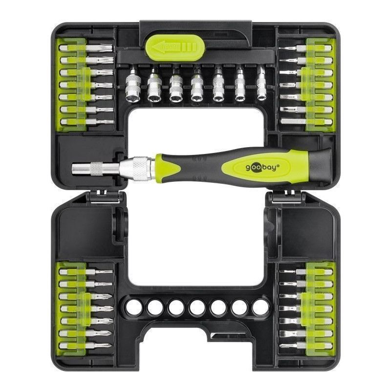 kit mini valigetta 37 cacciaviti di precisione goobay i-tool-37