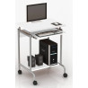 Scrivania techly per computer compact bianco