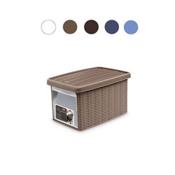 Scatola multiuso stefanplast elegance 19x29x16 tortora [stefanplast