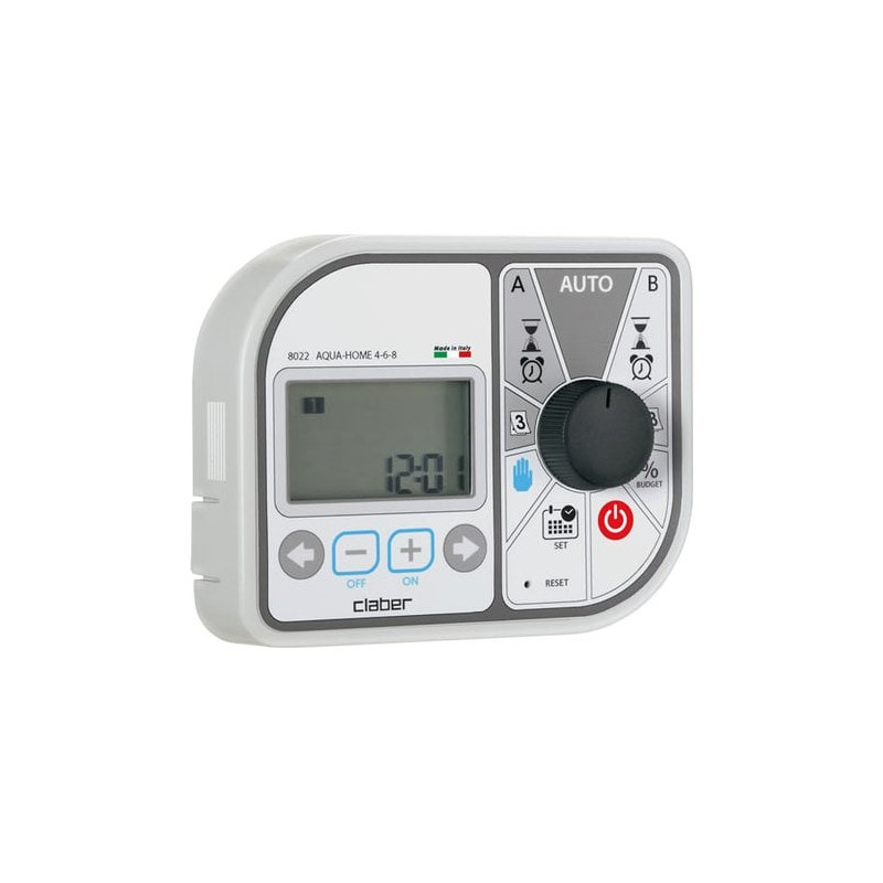 Centralina programmatore irrigazione cleber aqua-home 8 zone