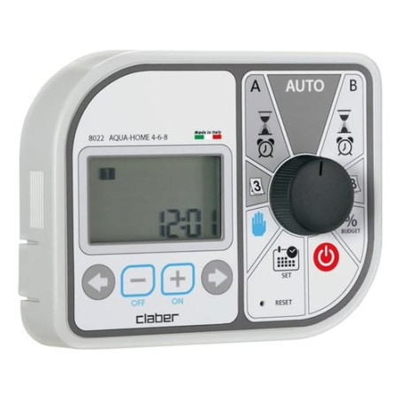 Centralina programmatore irrigazione cleber aqua-home 8 zone