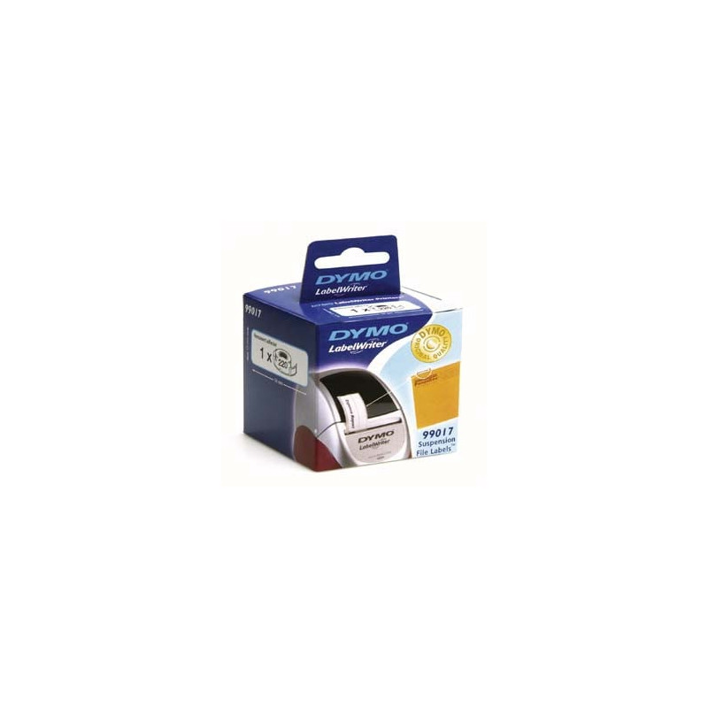 Rotolo 220 etichette cartelle sospese 50x12mm x lw 990170 [s0722460]