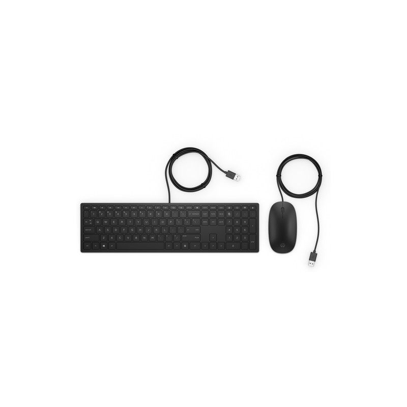 Kit tastiera e mouse hp pavilion 400, wired [4ce97aa]